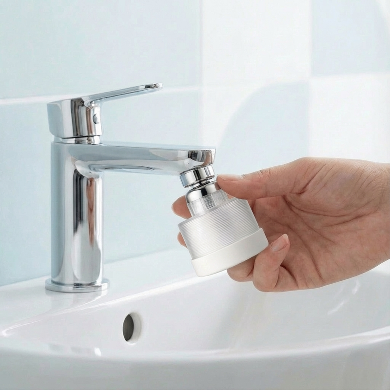 Screw the filter body onto the adapter until it feels snug.